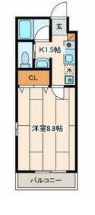 ＰａｌｍＣｏｖｅ湘南 201号室 間取り