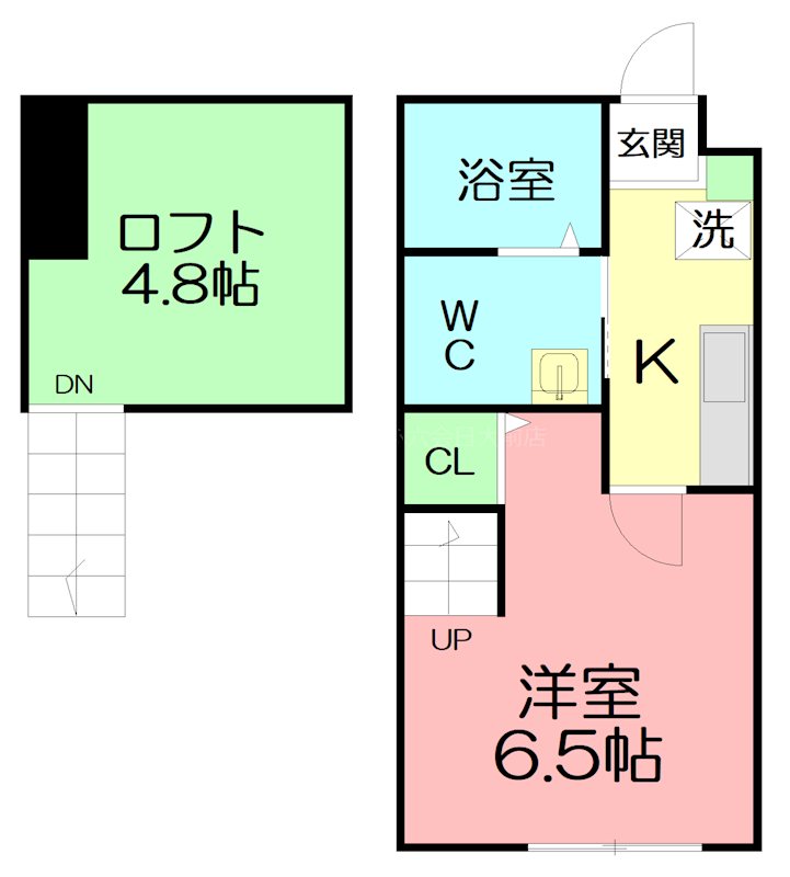 ELVITA SHONAN 202号室 間取り