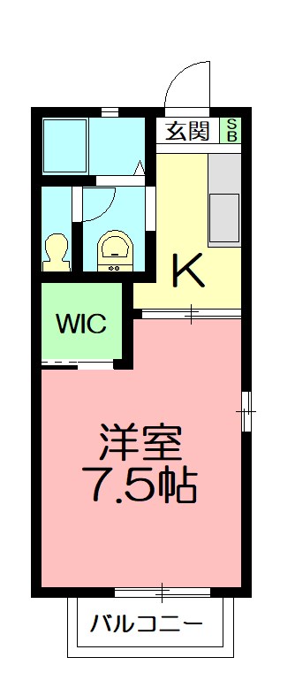 ライブリー湘南Ⅰ 103号室 間取り