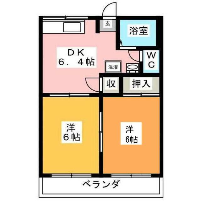 久松ハイツ 103号室 間取り