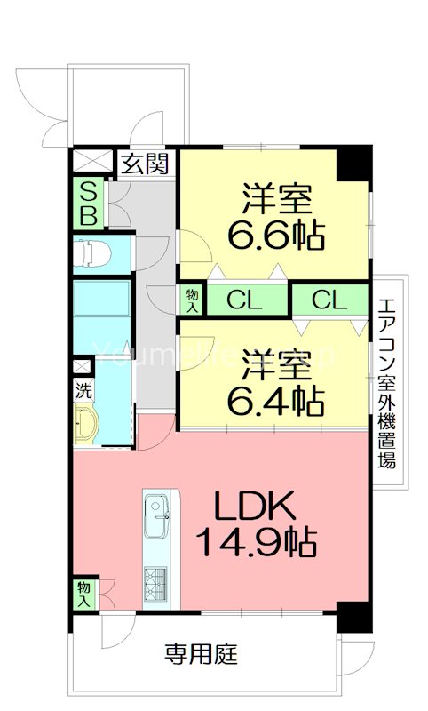 パルク　ド　スリジェ 401号室 間取り