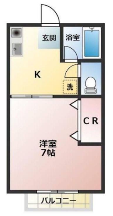 ザイライハウス 207号室 間取り