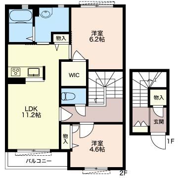 アンビエラ　Ａ 202号室 間取り