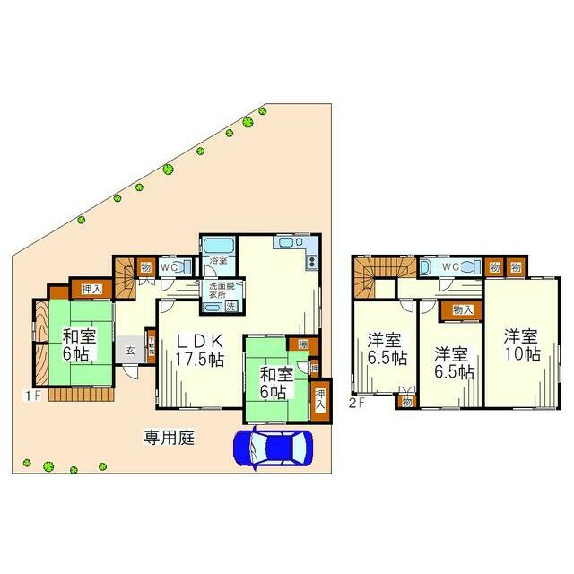 大井町金子貸家 間取り