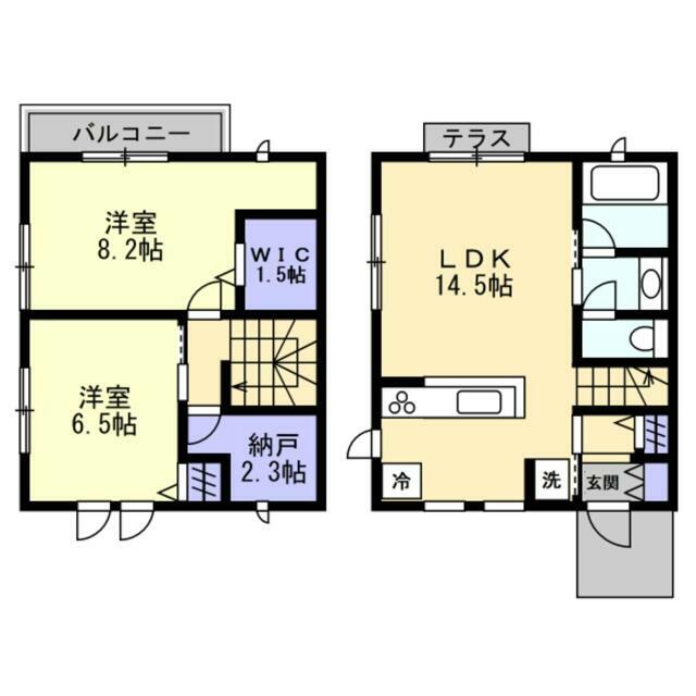 テラス風の谷 間取り