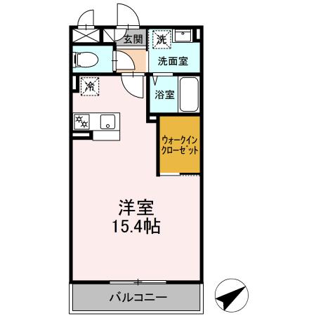 ラ・シャペルリー湘南平塚 105号室 間取り