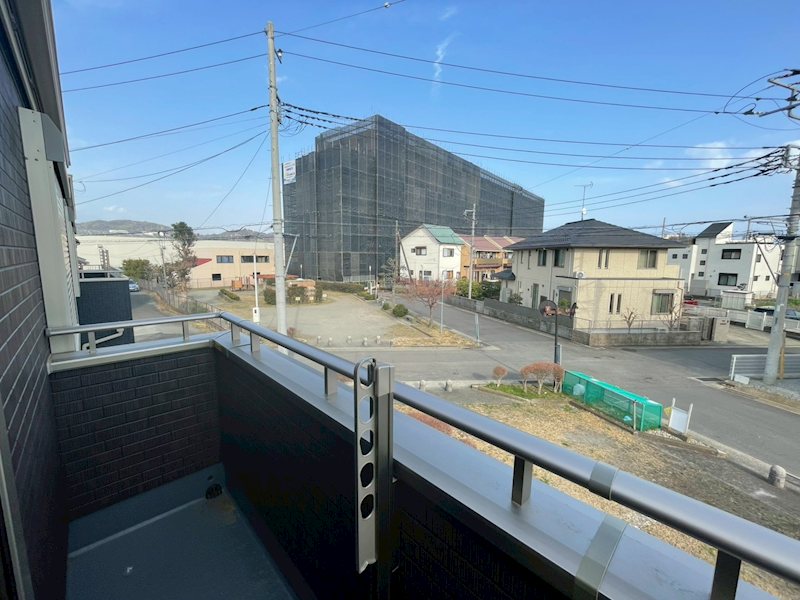 ルピナス  ベランダ