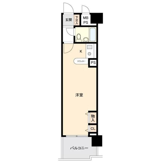 ライオンズプラザ平塚 1005号室 間取り