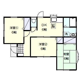 露木貸家4号棟  間取り