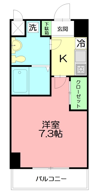スガノビル 306号室 間取り