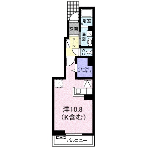 ミルト　ブリーゼ 102号室 間取り