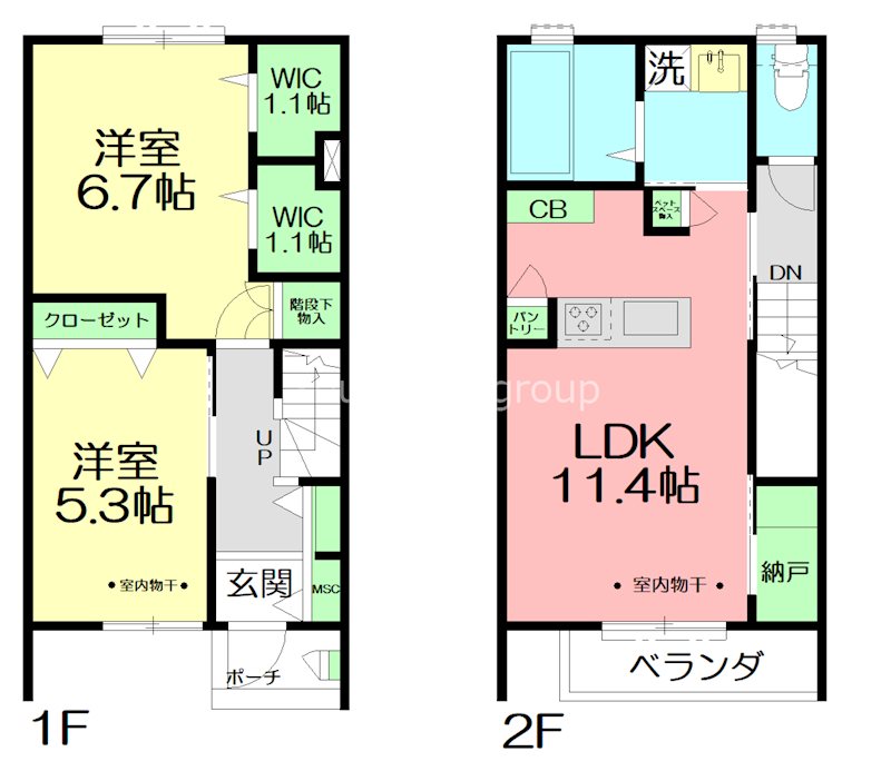 Fメゾン　ANNEX 103号室 間取り