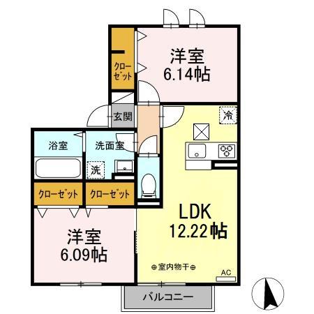 ドエルSEN Ⅰ 101号室 間取り