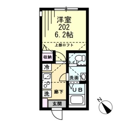 Refine戸塚町 202号室 間取り