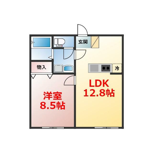 ｅスタイリオ小田原 102号室 間取り