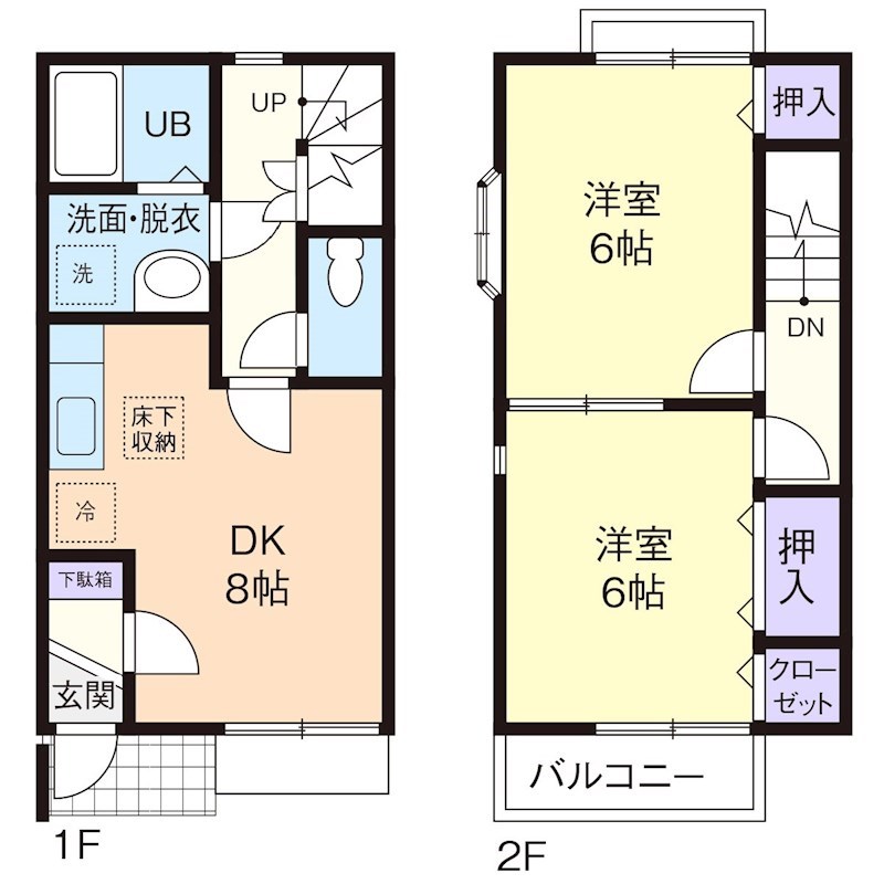 LIGHT HILLS　Ⅲ 102号室 間取り