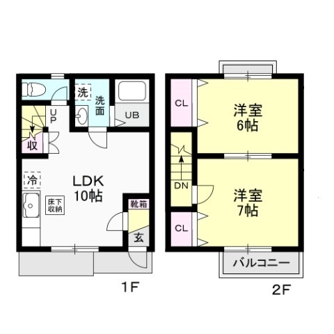 Green Gracia 102号室 間取り