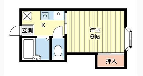 ローズガーデン A5号室 間取り