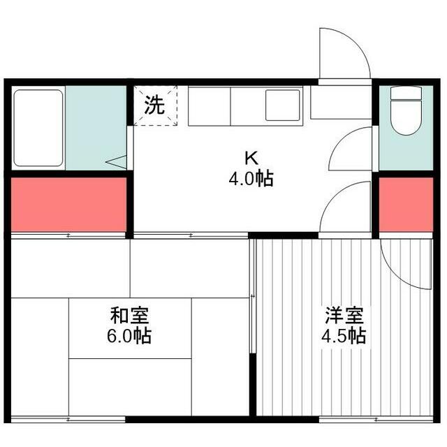カーサ小田原 203号室 間取り