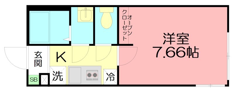 カインドネス辻堂Ｎｏｒｔｈ 203号室 間取り