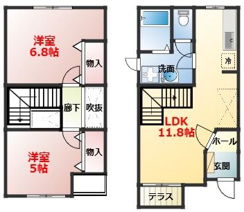 エバーグリーンシマダ B102号室 間取り