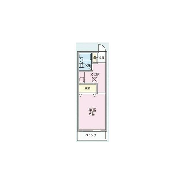 リバーハイムⅠ 302号室 間取り