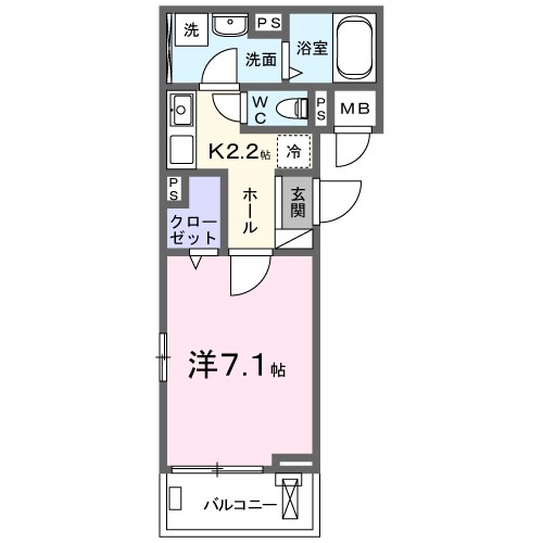 ライゼ 301号室 間取り