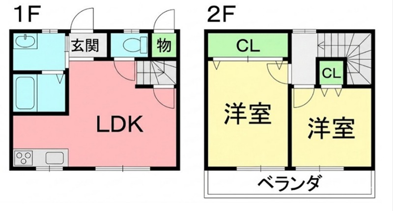 ビューテラス横浜Ｂ 3号室 間取り