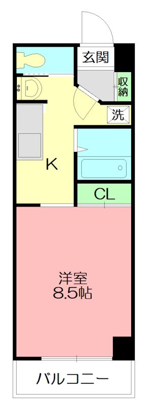 アルテール湘南 405号室 間取り