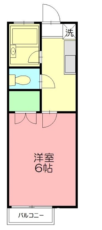 リリス湘南台 205号室 間取り