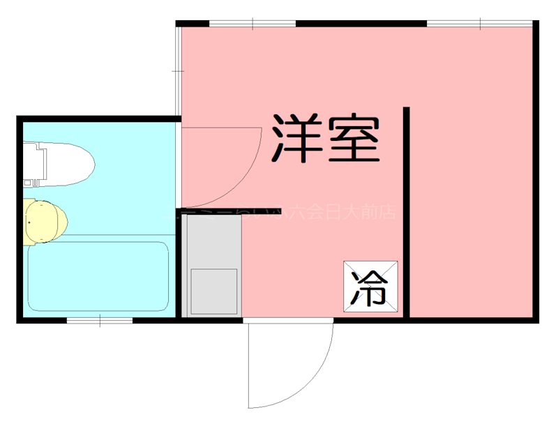 丸山アパート 17号室 間取り