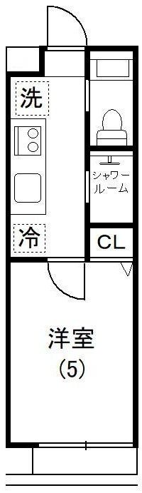 アイビー　Ⅴ 307号室 間取り