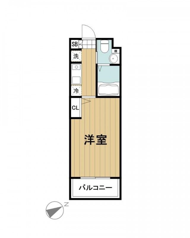 レジデンス朝日町 204号室 間取り