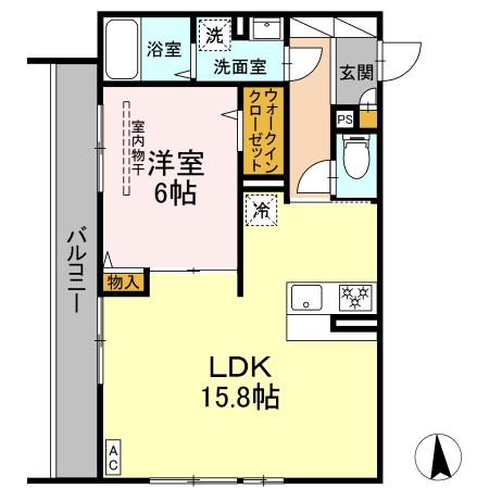 メゾン ド ネージュ東戸塚 302号室 間取り