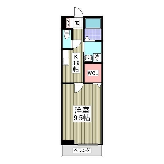 鴨宮新築 204号室 間取り