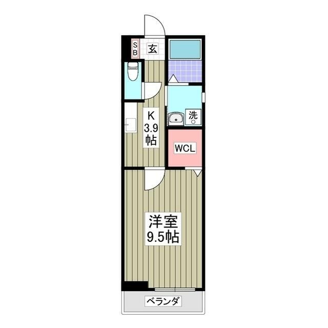 鴨宮新築 202号室 間取り