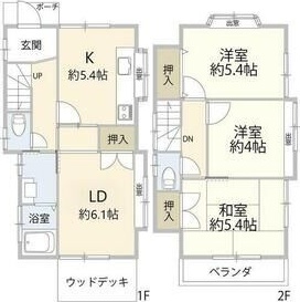 海老名市国分寺台２丁目戸建 間取り