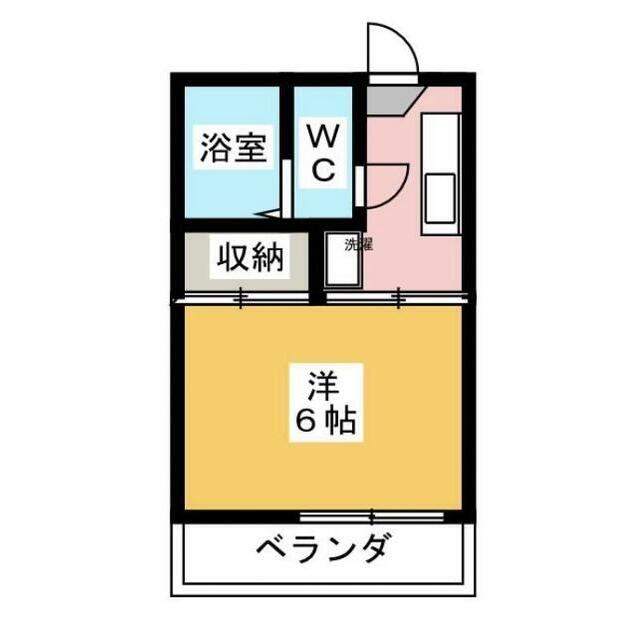 クロノス秦野東海大学前 103号室 間取り