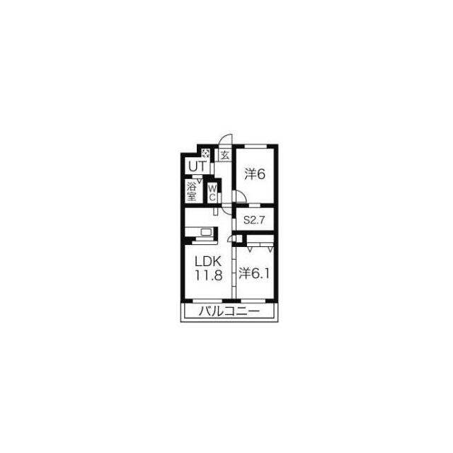 ベルエールＡ棟 403号室 間取り