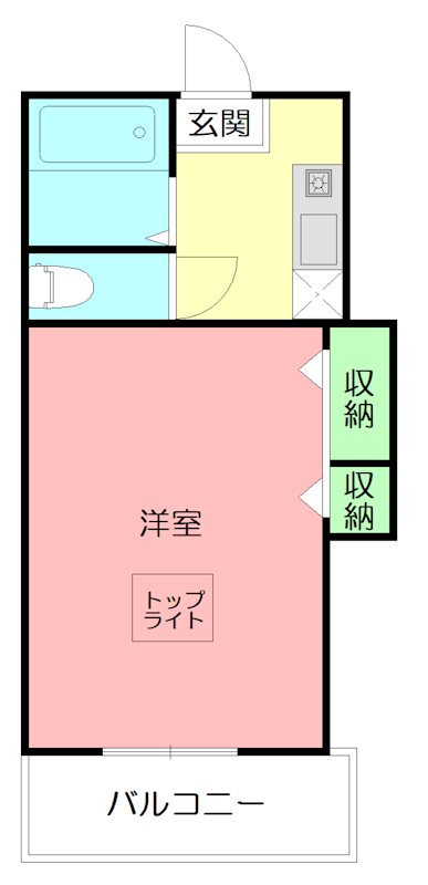 ささほハイツ 103号室 間取り