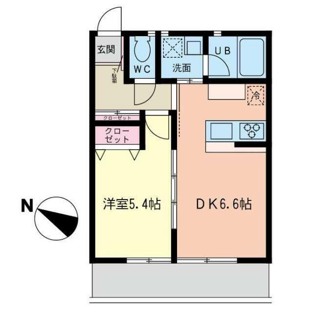 ルナージュ弐番館 302号室 間取り
