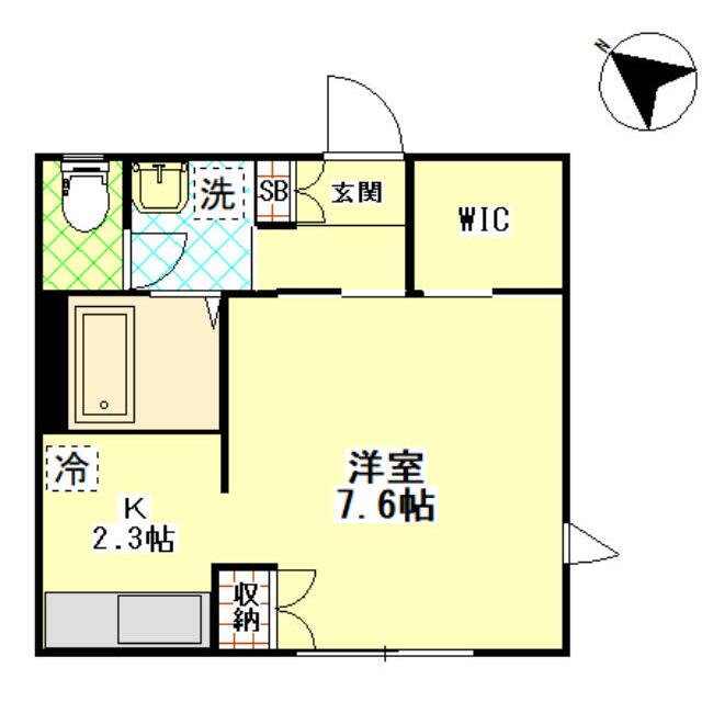 ルミエールたてば 101号室 間取り