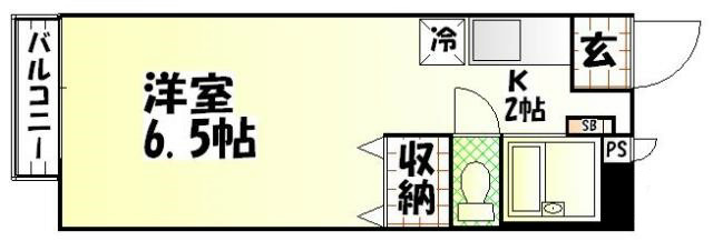 レスポワールＣ 103号室 間取り
