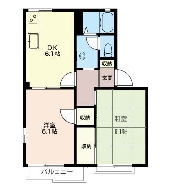マンハイム　Ｂ 202号室 間取り