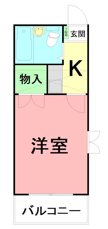 サンパレス湘南 205号室 間取り