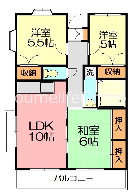 湘南カームライズ 203号室 間取り