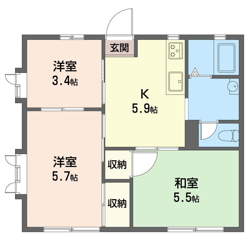 サンヴェール藤沢 間取り