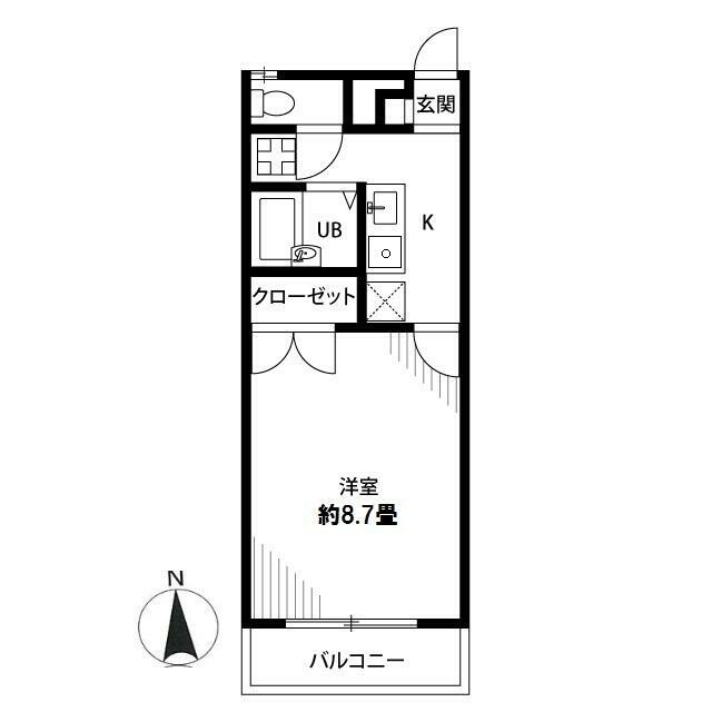 アムール　リヴェール 102号室 間取り