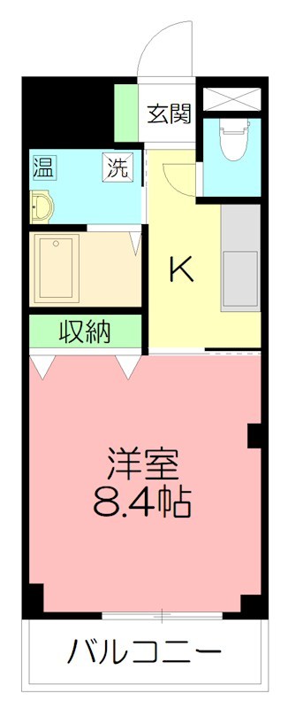 プロープル本厚木 302号室 間取り