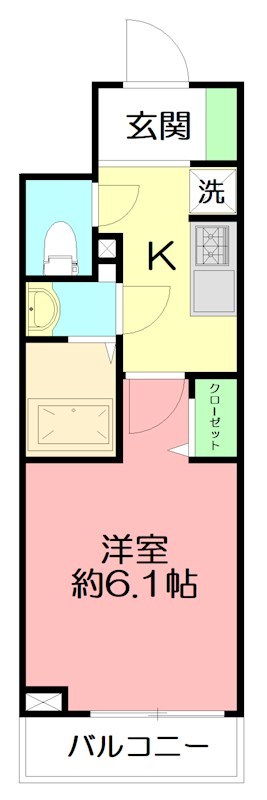 N-stage 平塚 802号室 間取り